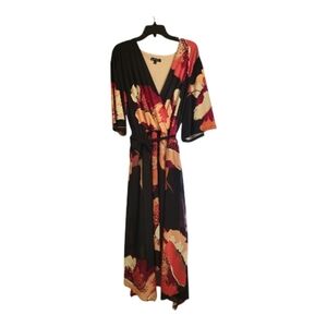 LANE BRYANT BEAUTIFUL SPRING/SUMMER FLOWER DRESS FULLY LINED SIZE 22